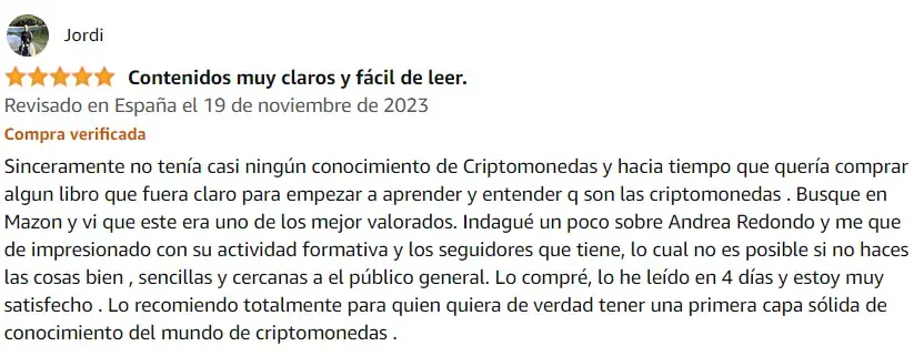 Opinión de Jordi
